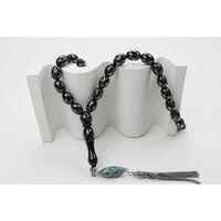 Oltu Taşı Beyzi Model Kum Saati Baklava İşlemeli Tespih