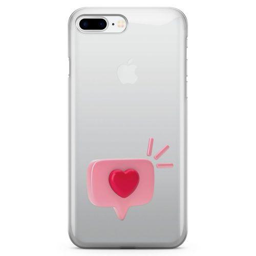 Apple iPhone 8 Plus Kılıf Dekoratif Süsler Arka Kapak Koruma Desenli Full Koruyucu