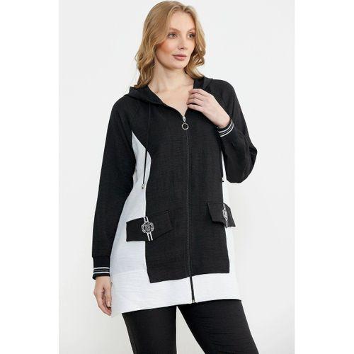 Sementa 76448 Keten Görünümlü Kapüşonlu Tunik Takım