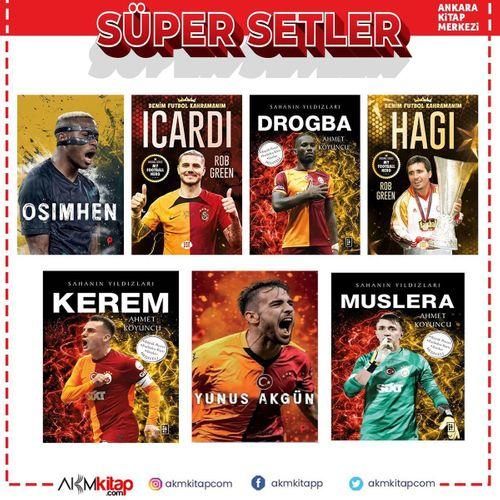 Galatasarayın Yıldız Futbolcuları Seti 7 Kitap
