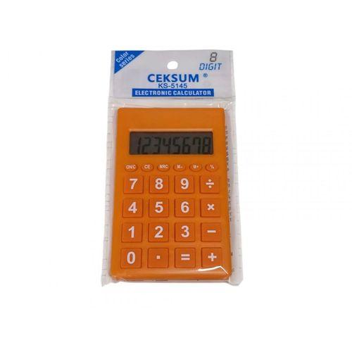 CEKSUM CEP TİPİ 8 HANE HESAP MAKİNESİ ( TURUNCU)