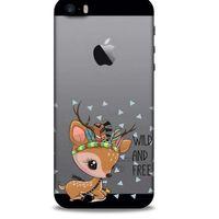 Zoologix (50) Apple iPhone SE Şeffaf Kılıf Silikon Desenli