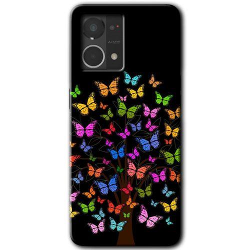 Potkal Hediye Fabrikası Oppo Reno 7 4G Kılıf HD Desen Baskılı Arka Kapak - Cacti Prairies