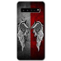 Galaxy S10 Plus Kılıf HD Desen Baskılı Arka Kapak - Lucifer + Kırılmaz Cam