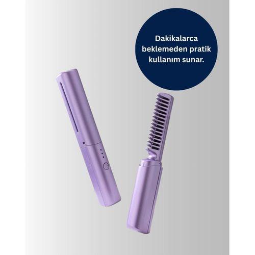 Usb Şarjlı Kablosuz Saç Düzleştirici – Seyahat Ve Günlük Kullanım