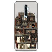 Lopard Oppo Reno 2z Uyumlu Kılıf IMDB Film (49) Ultra Silikon Kılıf Arka Pencere