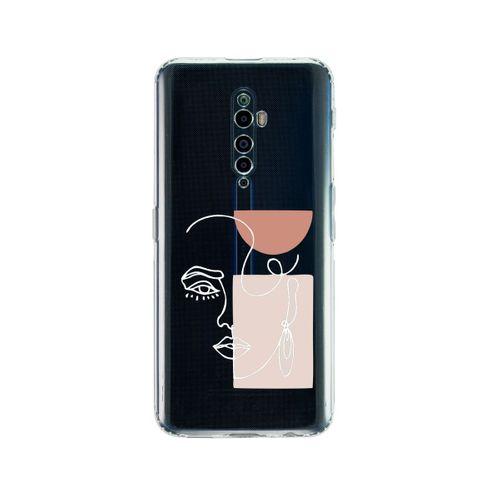Oppo Reno 2Z Women Art Desenli Premium Şeffaf Silikon Kılıf