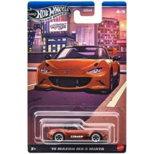 Hot Wheels Silver Series Compact Kings '15 Mazda MX-5 Miata JKX56