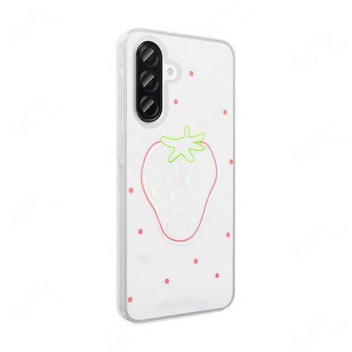 Galaxy A56 Kılıf Şeffaf Figürlü Zore Folk Sert Kapak