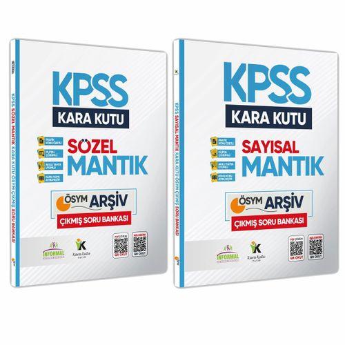 KPSS Sayısal ve Sözel Mantık Kara Kutu En Kapsamlı Çıkmış Soru Bankası Konu Özetli D  Çözümlü