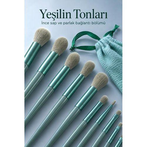 Umuşak Kıllı Es Tasarımlı 13'lü Makyaj Fırçası Seti Günlük Ve Profesyonel Kullanım