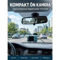 Kompakt Dash Kamera Usb Şarj Tf Kart Destekli Yeni Nesil