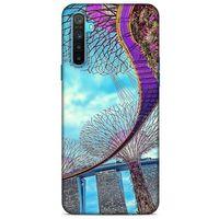 Oppo Realme 6i Kılıf Dünya Mimarisi (41) Tank Kılıf Best Gardens Singapur