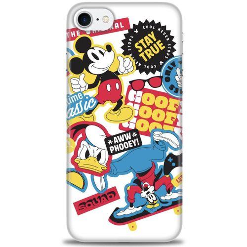 iPhone 7 Kılıf HD Baskılı Kılıf - Stay True + Tam Ekran Koruyucu