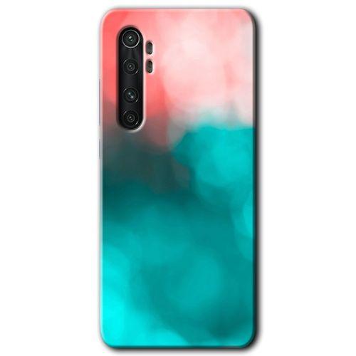 MRCİLETİSİM Xiaomi Mi Note 10 Lite Kılıf HD Desen Baskılı Arka Kapak + Temperli Cam - Flu Işık