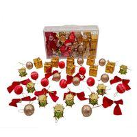 Yılbaşı Süsü Karışık Pvc Kutuda 40Lı