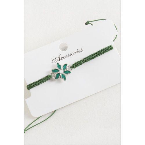 Papatya Makrome Örgülü Bileklik