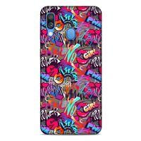 Graffitix (8) Desenli Silikon Kapak Samsung Galaxy A40 Kılıf