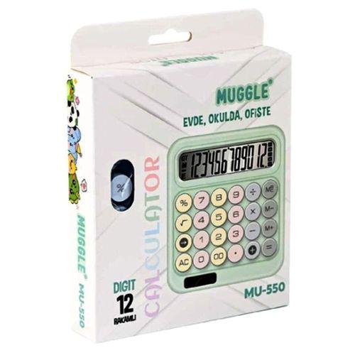 Muggle Hesap Makinesi Büyük 12 Hane Mu-550
