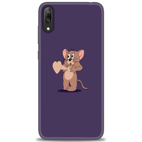 Huawei Y7 Prime 2019 Kılıf HD Baskılı Kılıf - Aşık Jerry + Tam Ekran Koruyucu