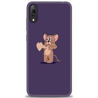 Huawei Y7 Prime 2019 Kılıf HD Baskılı Kılıf - Aşık Jerry + Tam Ekran Koruyucu