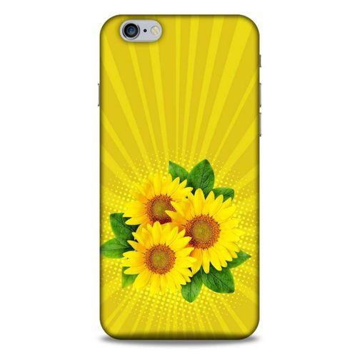 Lopard Apple Iphone 6 Plus Uyumlu Kılıf Bahar (16) Kalın Kılıf Ayçiçek