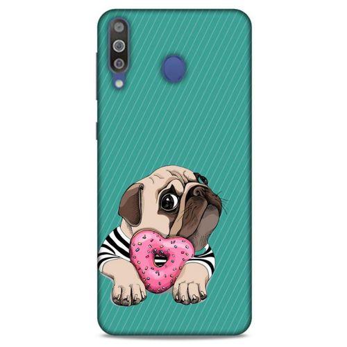 Animax Donutcu Pug Samsung Galaxy M30 Kılıf Desenli Silikon