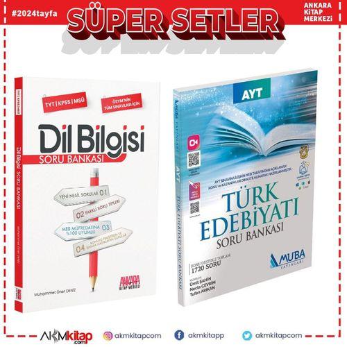 Muba AYT Edebiyat ve AKM Dil Bilgisi Soru Bankası Seti 2 Kitap