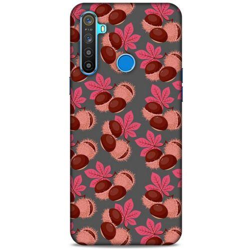 Frutix Kestane 02 Oppo Realme 5i Kılıf Desenli Silikon