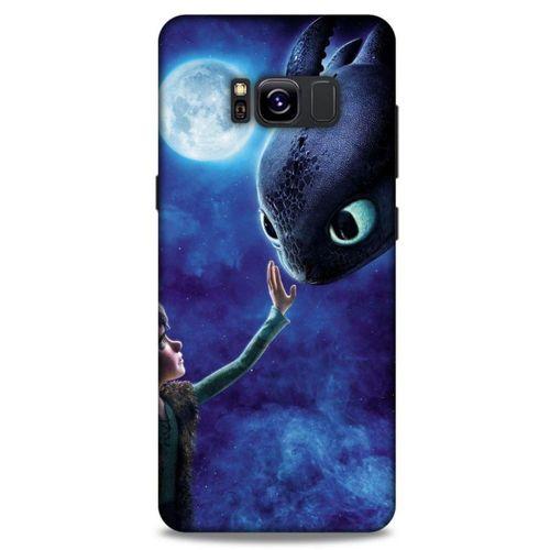 Samsung Galaxy S8 Kılıf Dragons (40) Fit Silikon Kılıf Ejderha Takım Yıldızı