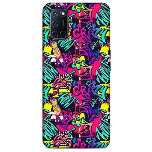 Graffitix (43) Desenli Silikon Kapak Oppo A92 Kılıf