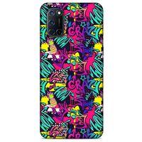 Graffitix (43) Desenli Silikon Kapak Oppo A92 Kılıf