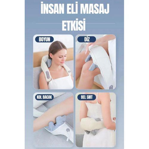Şarjlı Ovmalı Isıtmalı Masaj Aleti Insan Eli Yoğurma Hissi