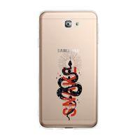 Samsung J7 Prime Snake Premium Şeffaf Silikon Kılıf