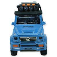 Sesli Işıklı Metal Off- Road Araba 17 cm - D700-04 - Mavi