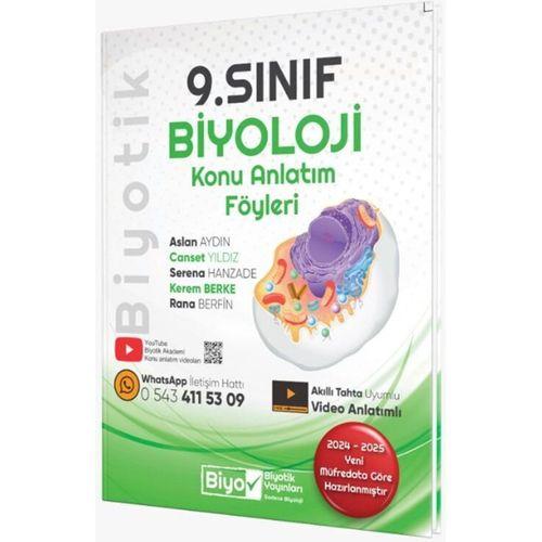 9. Sınıf Biyoloji Konu Anlatım Föyleri Biyotik Yayınları