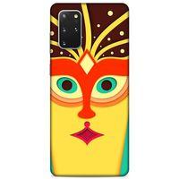 Lopard Samsung Galaxy S20 Plus Uyumlu Kılıf Soyut Sanat (1) Baskılı Kılıfı
