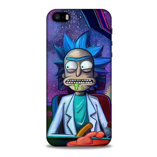 Apple iPhone SE Uyumlu Kılıf Rick And Morty (45) Liquid Air Kılıf Decoy