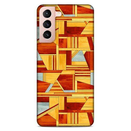 Lopard Samsung Galaxy S21 Uyumlu Kılıf Wood'X (44) Tough Armor Kılıf Desenli