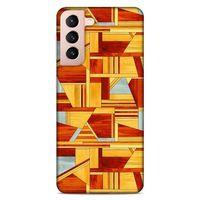 Lopard Samsung Galaxy S21 Uyumlu Kılıf Wood'X (44) Tough Armor Kılıf Desenli