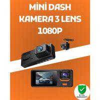 3 Kanallı Araç Dvr – Ön + İç + Arka Kamera İle Tam Kapsama, Yüksek Güvenlik