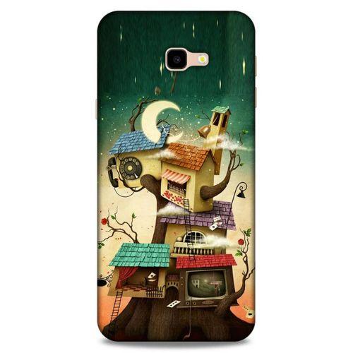 Lopard Samsung Galaxy J4 Plus Uyumlu Kılıf Manipülasyon ☻ (43) Thin Fit Kılıf Baskılı