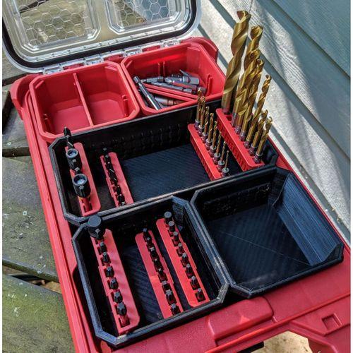 Milwaukee bit tutucular için ince paket kutuları - 3712826