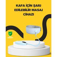 Baş Ve Şakak Masaj Aleti Isı Destekli Derin Rahatlama