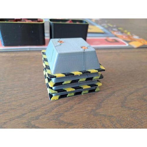 Robot Quest Arena 3D Bariyer Bloğu 3D Baskı (Bu ürün Sadece Plastik parçadır - Almadan Önce Soru Sorabilirsiniz)