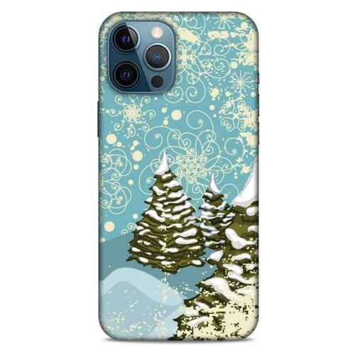 Apple iPhone 12 Pro Max Kılıf Snowix (29) Arka Koruma Kılıfı Yeşil Krem