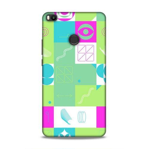 Xiaomi Mi Max 2 Uyumlu Kılıf Insomnia (30) Silicone Case Pembe Yeşil