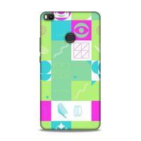 Xiaomi Mi Max 2 Uyumlu Kılıf Insomnia (30) Silicone Case Pembe Yeşil