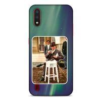 Samsung Galaxy A01 Kılıf Atatürk (21) Koruyucu Kapak Yeşil Gökyüzü