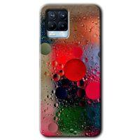 BeRa Aksesuar Realme 8 Kılıf Baskılı Kapak - Wet Bubbles +Tam Kaplayan Mat Seramik